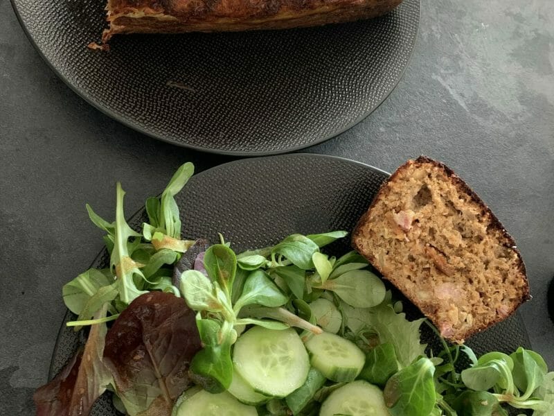 Cliquez pour zoomer ! Cake au chèvre, figues et au miel Thermomix par naemagb