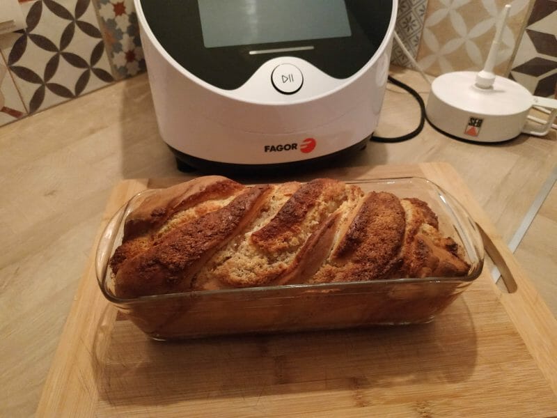 Cliquez pour zoomer ! Brioche à la crème d’amande Thermomix par maryam34820