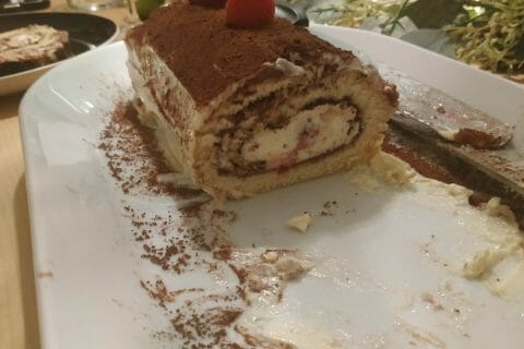 Cliquez pour zoomer ! Bûche Tiramisu Thermomix par maryam34820