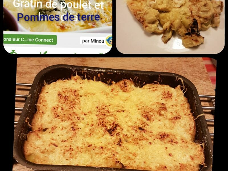 Cliquez pour zoomer ! Gratin de poulet et brocolis Thermomix par Didinebzh29