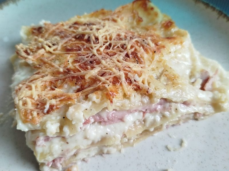 Cliquez pour zoomer ! Lasagnes jambon – fromage Thermomix par vanessavignon
