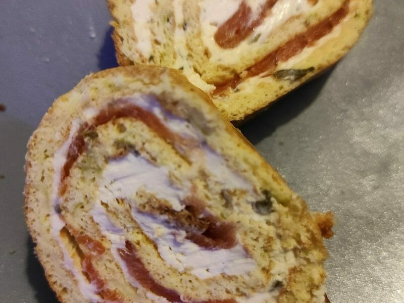 Roule Aux Courgettes Et Au Saumon Fume Au Thermomix Cookomix Roule Aux Courgettes Et Au Saumon Fume Au Thermomix Cookomix