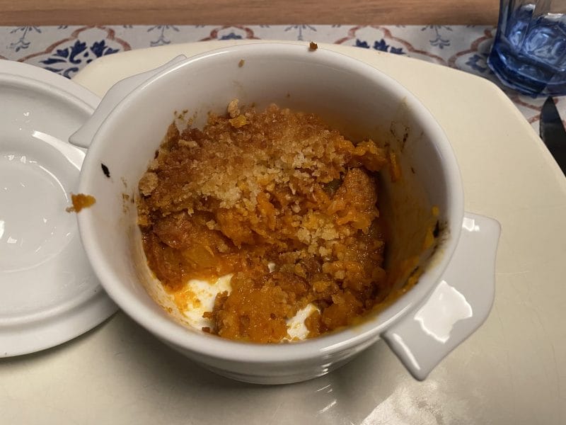Cliquez pour zoomer ! Crumble de butternut au chorizo Thermomix par umati