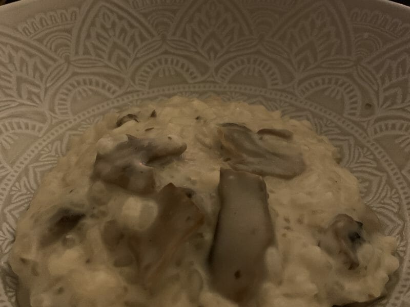 Cliquez pour zoomer ! Risotto poulet et champignons Thermomix par tiphalexroquette