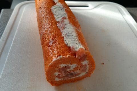 Cliquez pour zoomer ! Roulé à la tomate, saumon et fromage Thermomix par laetitia64100