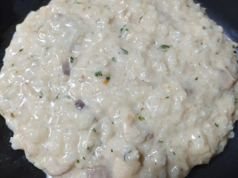 Cliquez pour zoomer ! Risotto poulet et champignons Thermomix par maman1806