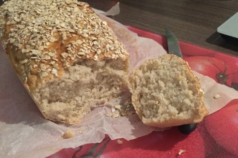 Cliquez pour zoomer ! Pain aux flocons d’avoine et au miel Thermomix par mademoiselle09