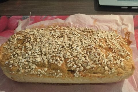 Cliquez pour zoomer ! Pain aux flocons d’avoine et au miel Thermomix par mademoiselle09