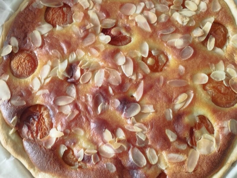 Cliquez pour zoomer ! Tarte amandine aux abricots Thermomix par lesly76610