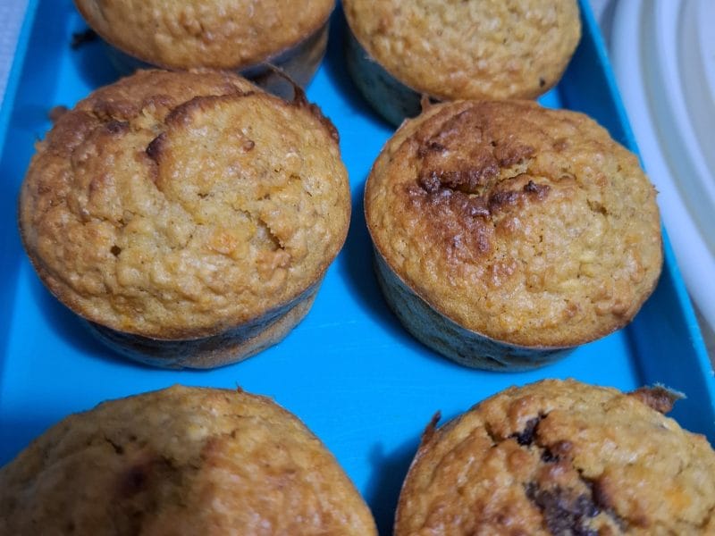 Cliquez pour zoomer ! Muffins au potiron et aux pommes Thermomix par nadinachou