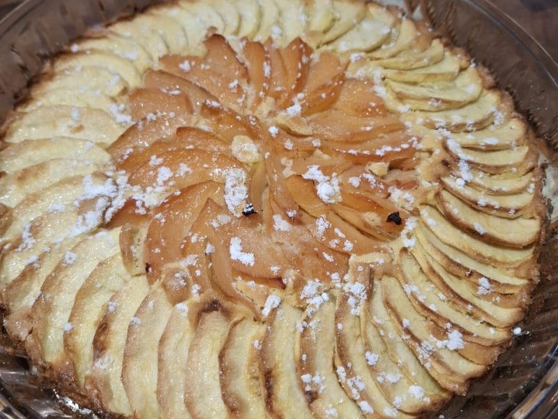 Cliquez pour zoomer ! Tarte Suisse aux pommes Thermomix par nadinachou