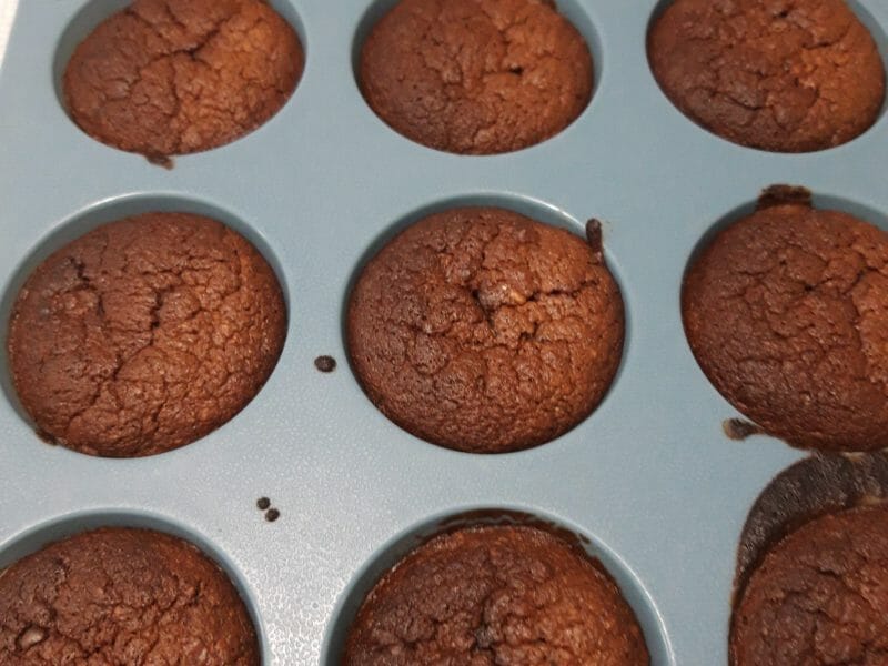 Cliquez pour zoomer ! Browfins choco banane et pécan Thermomix par nadinachou