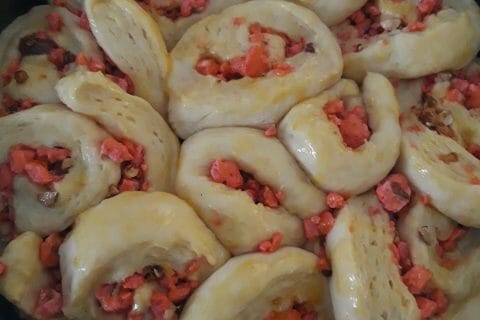 Cliquez pour zoomer ! Brioche aux pralines roses Thermomix par nadinachou