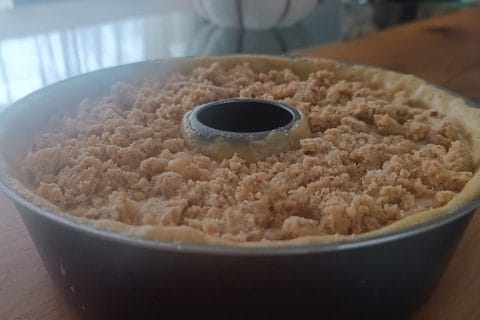 Cliquez pour zoomer ! Tarte aux pommes façon crumble Thermomix par Lele38