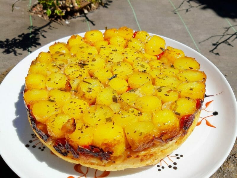 Cliquez pour zoomer ! Tatin surprise de pommes de terre Thermomix par jnbny