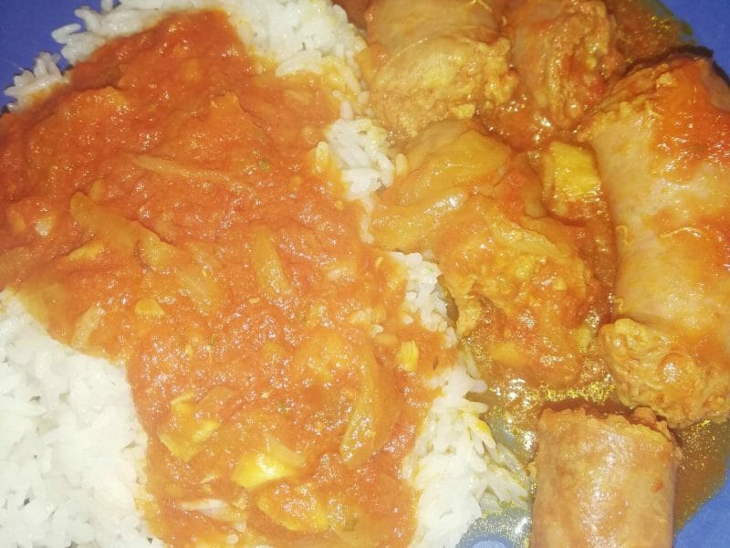 Cliquez pour zoomer ! Rougail saucisse Thermomix par babeth20