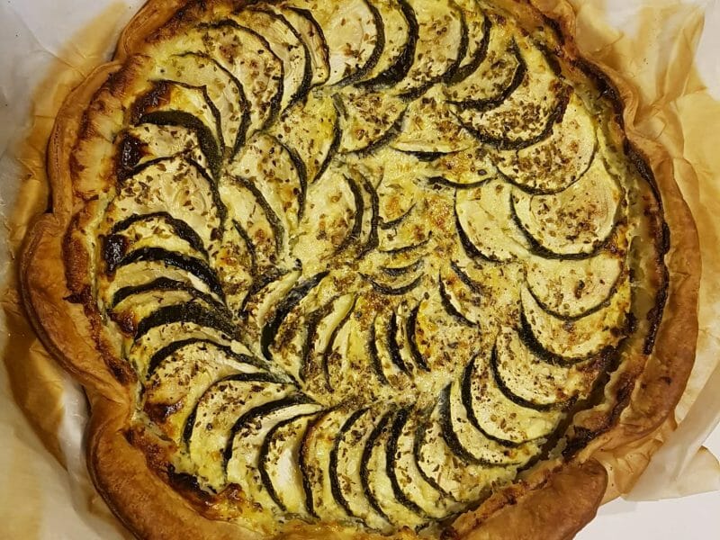 Cliquez pour zoomer ! Tarte courgettes et ricotta Thermomix par Euphrosyne