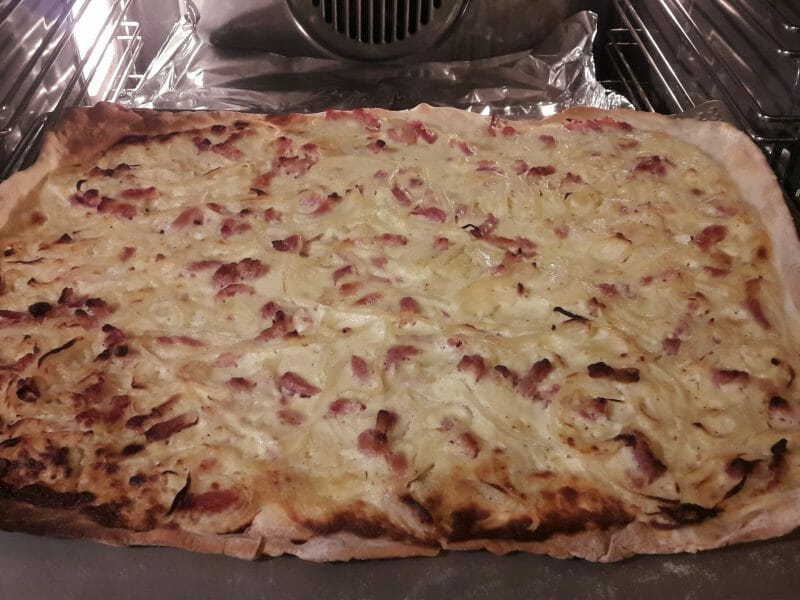 Cliquez pour zoomer ! Flammekueche traditionnelle Thermomix par HellN