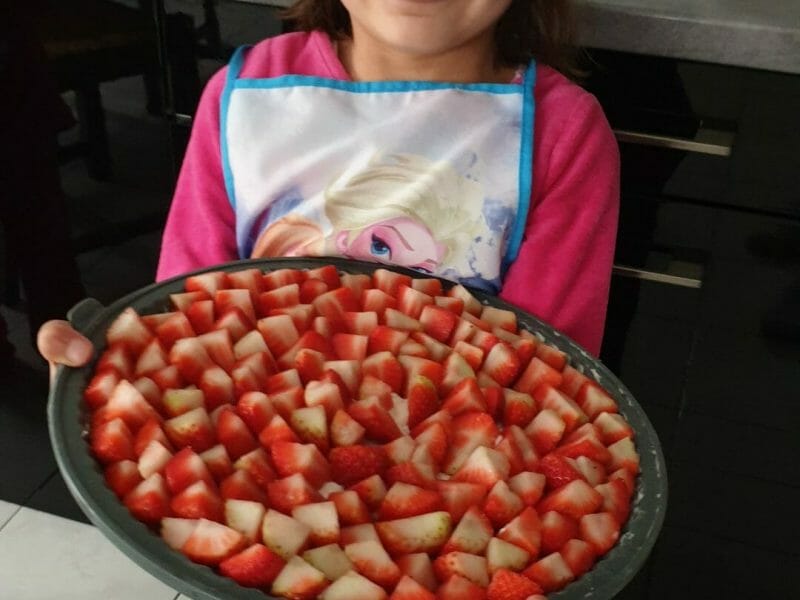 Cliquez pour zoomer ! Tarte aux fraises sans cuisson Thermomix par chiara51