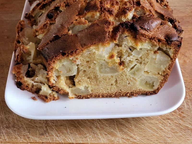 Cliquez pour zoomer ! Quatre quarts aux pommes Thermomix par petitegourmande