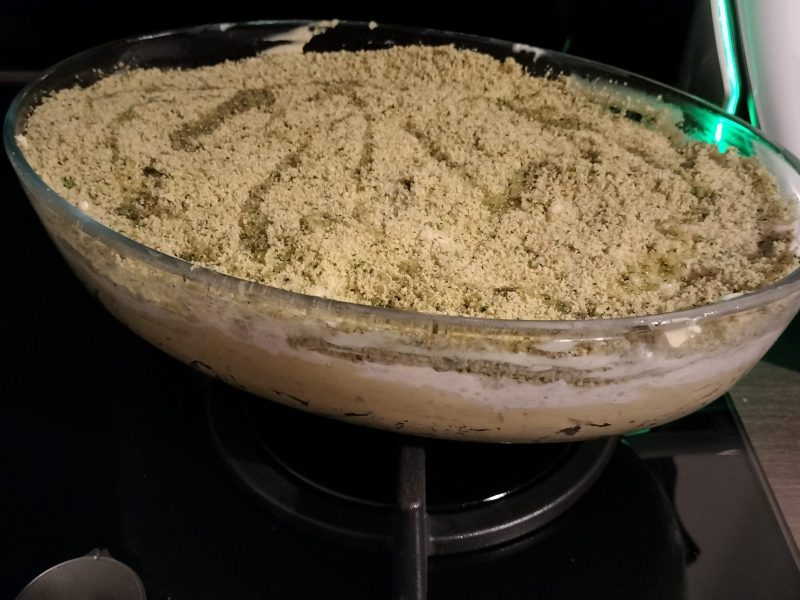 Cliquez pour zoomer ! Parmentier de lieu noir au chèvre Thermomix par Izia