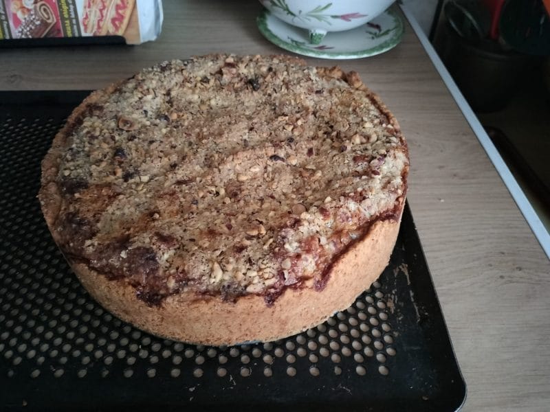 Cliquez pour zoomer ! Tarte aux pommes façon crumble Thermomix par Izia