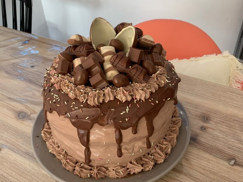 Cliquez pour zoomer ! Layer cake Kinder Bueno Thermomix par pgousseau