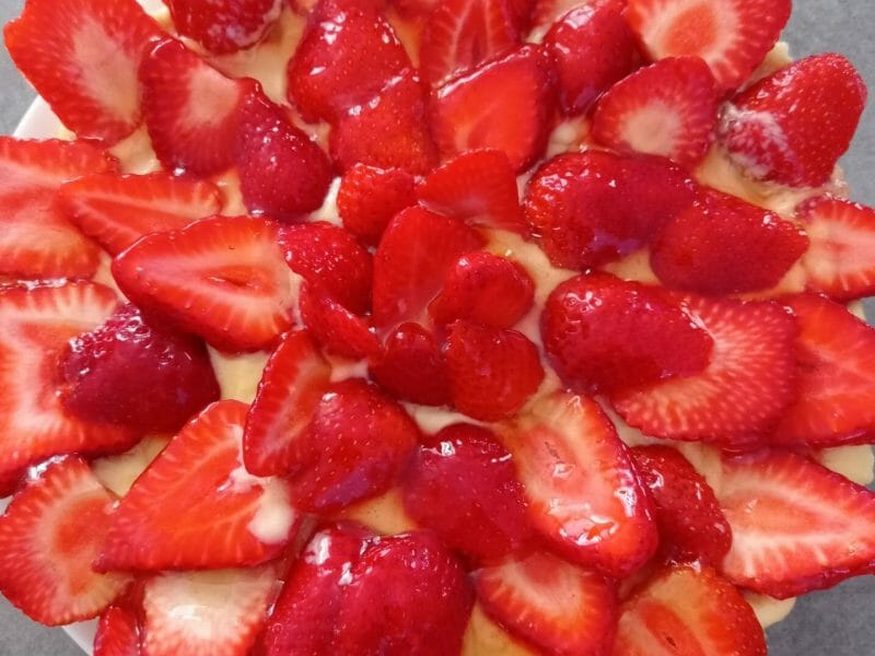 Cliquez pour zoomer ! Tarte aux fraises Thermomix par nelly59