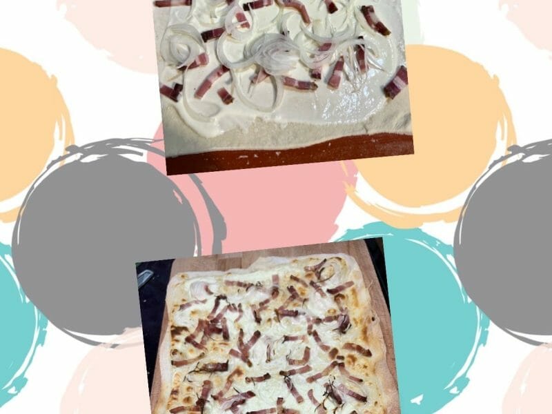 Cliquez pour zoomer ! Flammekueche traditionnelle Thermomix par sofyko67