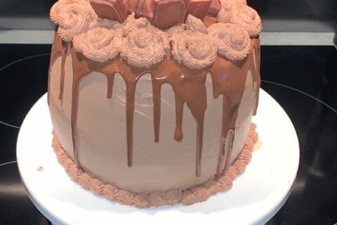 Cliquez pour zoomer ! Layer cake Kinder Bueno Thermomix par manonn23-07