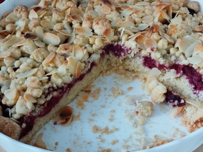 Cliquez pour zoomer ! Crumb cake framboises Thermomix par julie_643