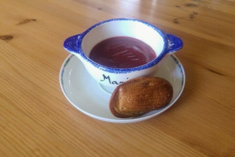 Cliquez pour zoomer ! Compote pomme framboise au Thermomix