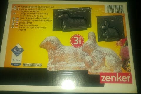 Cliquez pour zoomer ! Lamala (agneau de Pâques) au Thermomix