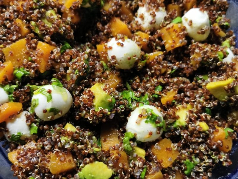 Cliquez pour zoomer ! Salade de quinoa et patate douce Thermomix par champimignon
