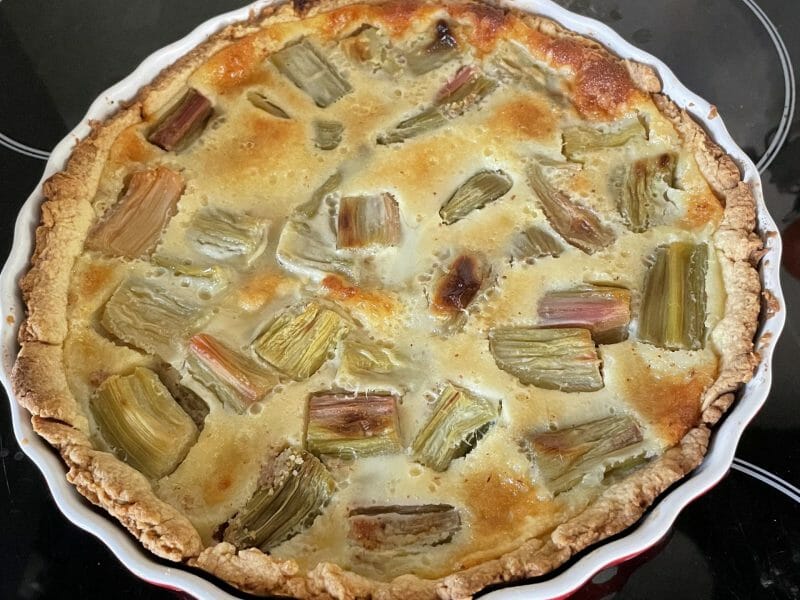 Cliquez pour zoomer ! Tarte à la rhubarbe Thermomix par noemiecaron88
