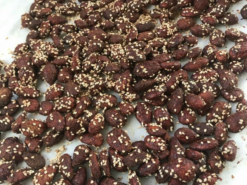 Cliquez pour zoomer ! Amandes grillées à la cannelle et au miel Thermomix par sanali