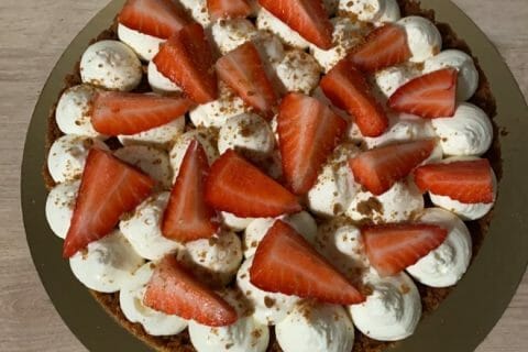 Cliquez pour zoomer ! Tarte aux fraises sans cuisson Thermomix par zohra08