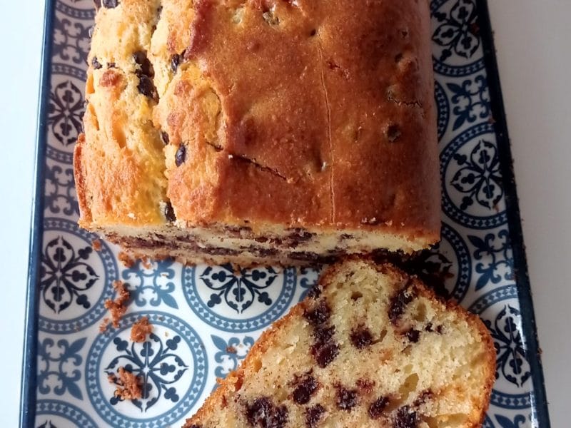 Cliquez pour zoomer ! Cake à la ricotta et aux pépites de chocolat Thermomix par bernadette_r