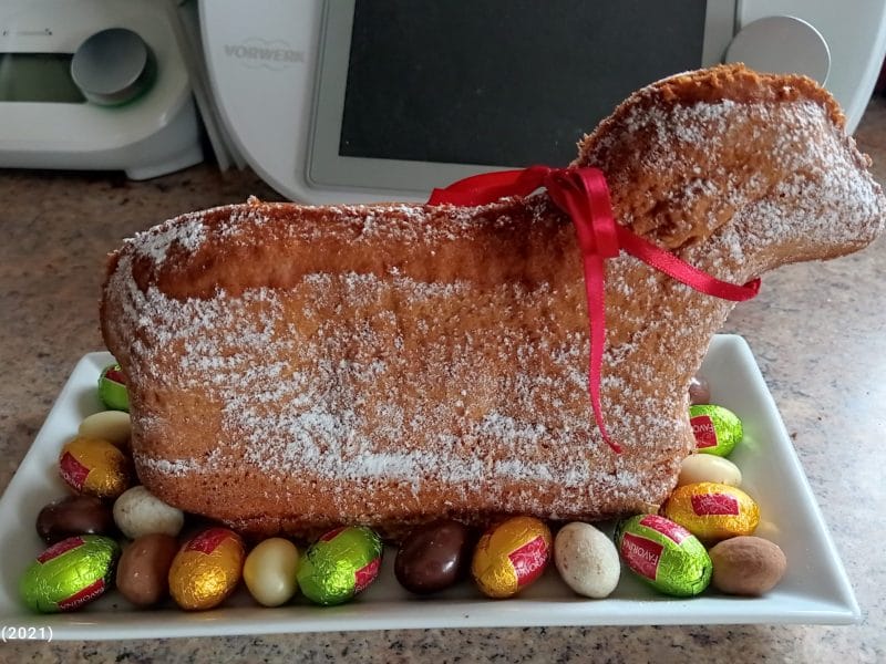 Cliquez pour zoomer ! Lamala (agneau de Pâques) Thermomix par bernadette_r