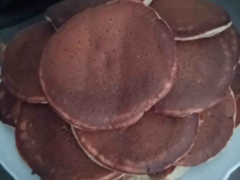 Cliquez pour zoomer ! Pancakes à la banane Thermomix par sabrimanga