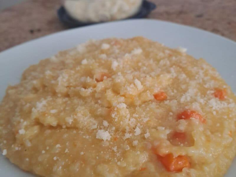 Cliquez pour zoomer ! Risotto carottes et saumon fumé Thermomix par sabrimanga