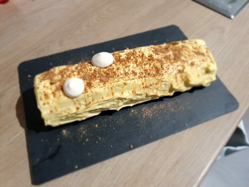 Cliquez pour zoomer ! Bûche Tiramisu Thermomix par clemayden