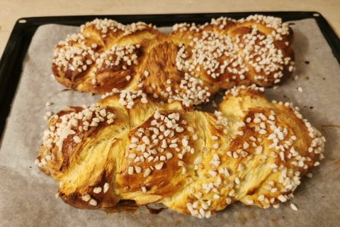 Cliquez pour zoomer ! Brioche tressée à la mie filante Thermomix par nifemix83