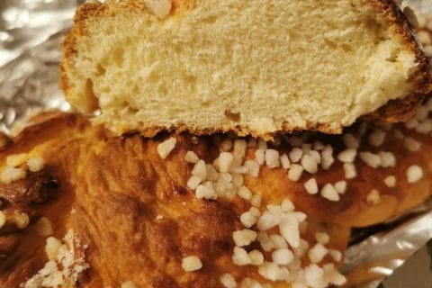 Cliquez pour zoomer ! Brioche tressée à la mie filante Thermomix par nifemix83