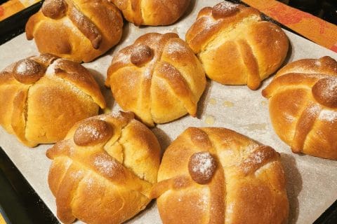Cliquez pour zoomer ! Pan de muerto – Pain des morts Thermomix par nifemix83