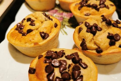 Cliquez pour zoomer ! Muffins au son d’avoine et aux pépites de chocolat Thermomix par nifemix83