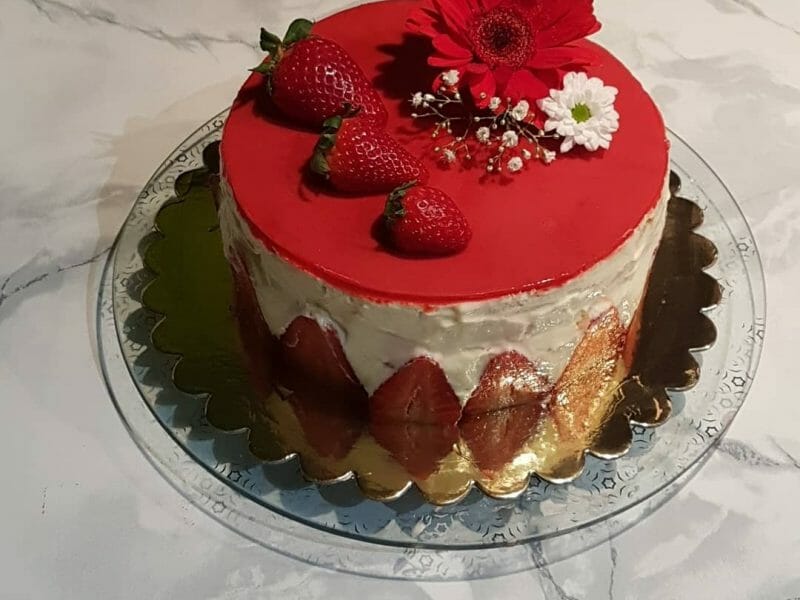 Fraisier Au Thermomix Cookomix Fraisier Au Thermomix Cookomix