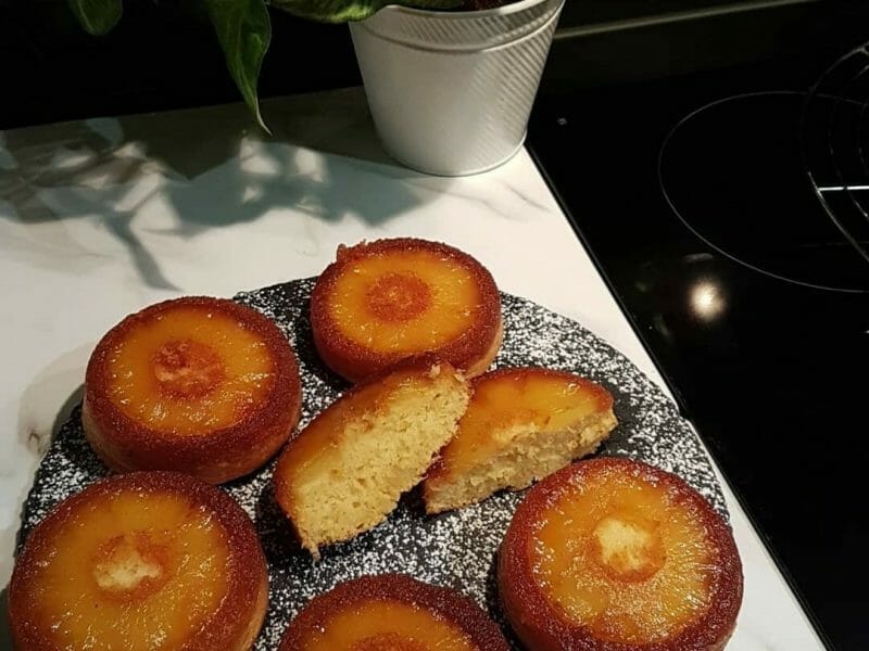 Cliquez pour zoomer ! Gâteau renversé à l’ananas Thermomix par Sam.momiix