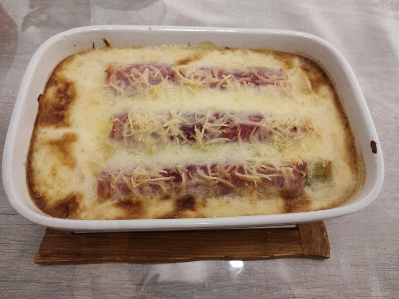 Cliquez pour zoomer ! Gratin de poireau au jambon Thermomix par elodievirgile