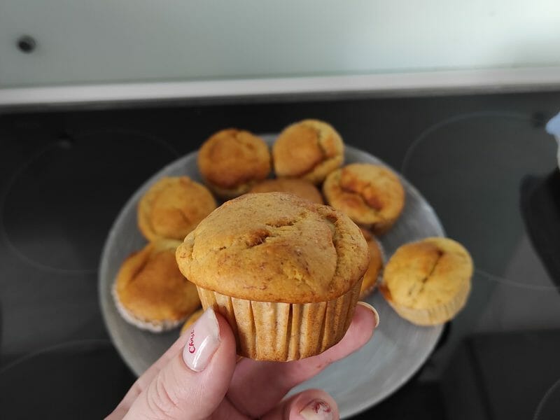 Cliquez pour zoomer ! Muffins à la banane Thermomix par elodievirgile